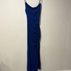 Elegant Blue Women's Dress